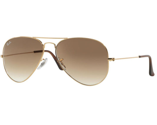 Gold Frame Brown lens Ray-ban sunglasses sunglasses